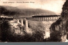 Vicenza ponte sull'Astico Ferrovia Rocchette Asiago Treno  F. piccolo  spedita