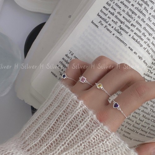 Anello lusso argento - di,