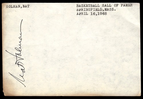 Nat holman celtics basket - nat,