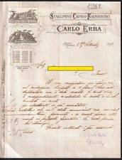 15869 CARLO ERBA - MILANO vedi descrizione