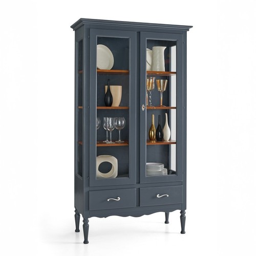 Vetrina cristalliera grigio - ,