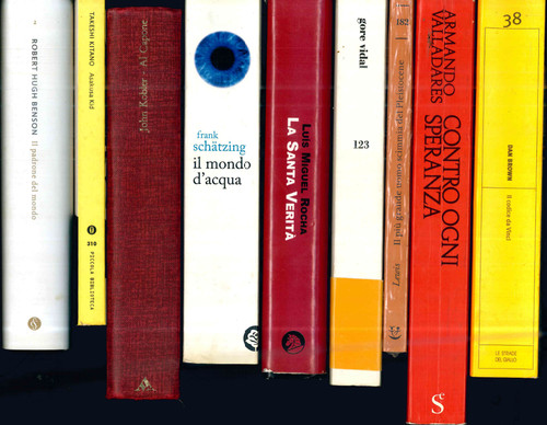Lotto libri romanzi thriller - libri,