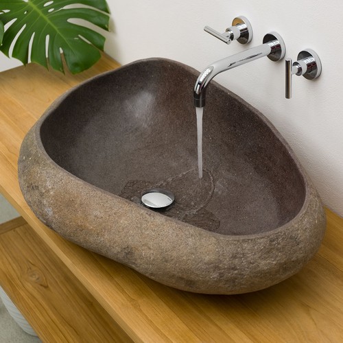 Lavabo pietra naturale con - in,