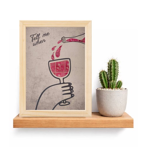 Quadro vino artigianale - quadro, "vino"