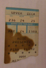 PINK FLOYD TICKET  1988