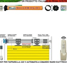 TAPPARELLA ELETTRICA 40 KG KIT MORE 220 V TAPPARELLE RADIO FILO APRE STOP CHIUDE