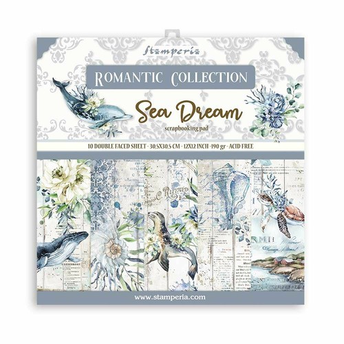 Blocco carte scrap romantic - blocco,