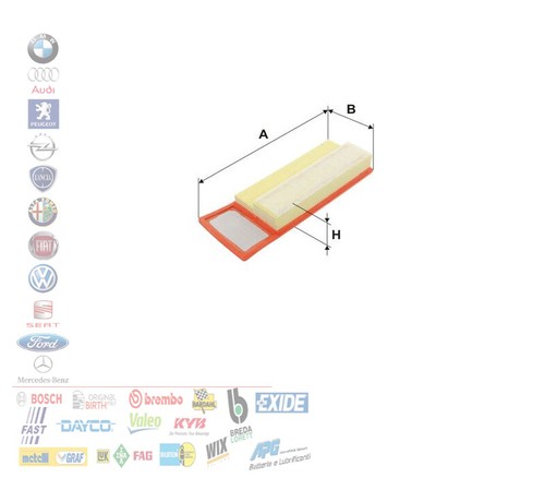 Filtro aria fiat 500 - fiat,