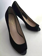 Scarpe corte M&S AUTOGRAPH tacco a spillo plateau scamosciate ~ taglia 6