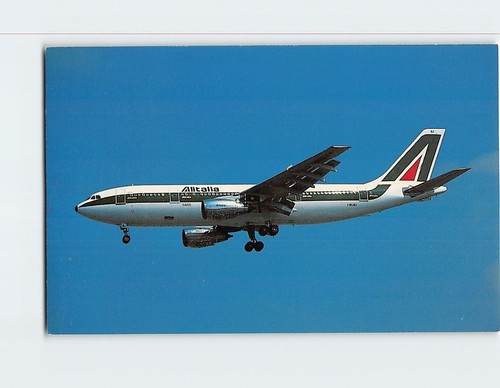 Cartolina aereo alitalia - cartolina,
