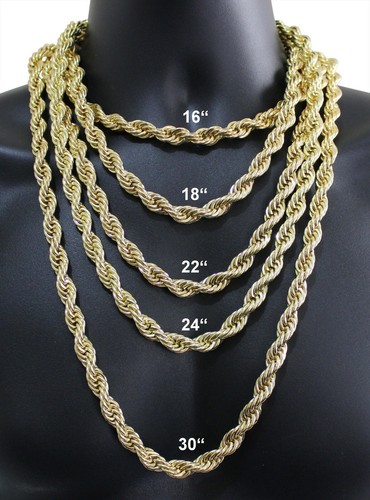 Collana uomo corda - collana, mm