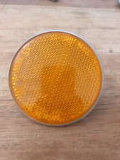 Catarifrangente CATALUX 80 Rotondo Arancio Con Vite Camion Pullman Trattore FIAT