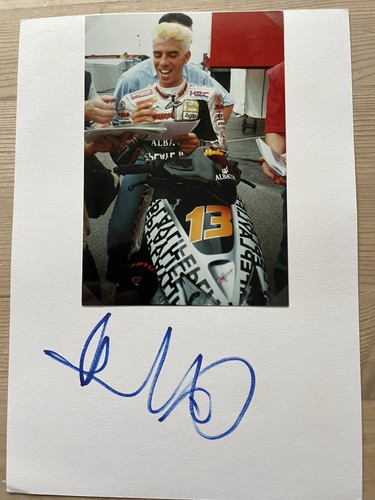 Autografo marco melandri - autografo,