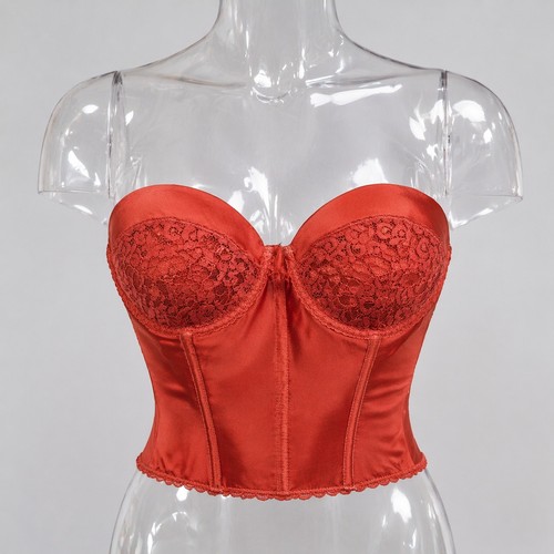 Top corsetto bustier - , pizzo