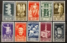 1937 regno serie “nascita di Augusto” completa MLH