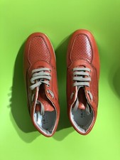 Blu Byblos Rosso Come Nuove N. 38 Cuoio Donna Ragazza Bambina Sneakers