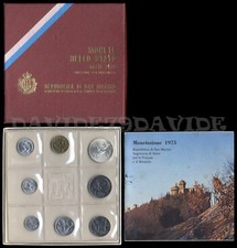 SAN MARINO - SERIE MONETE DIVISIONALE IN LIRE ANNO 1975 - L'AMORE VISTO ...