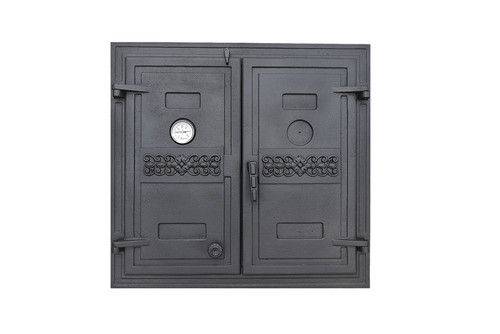 Grande porta forno - grande, ghisa