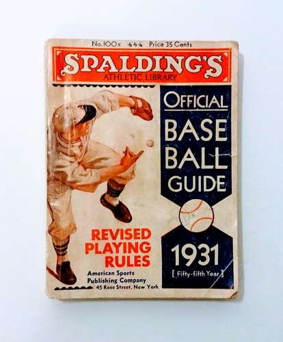 Guida baseball 1931 - guida,