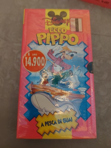 Vhs ecco pippo libro disney - pippo"+,