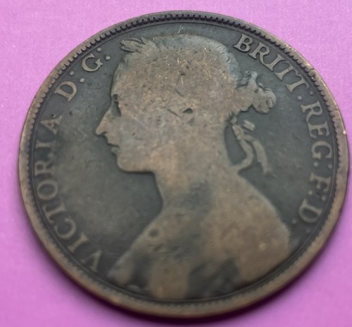 Moneta penny vittoria - moneta, da