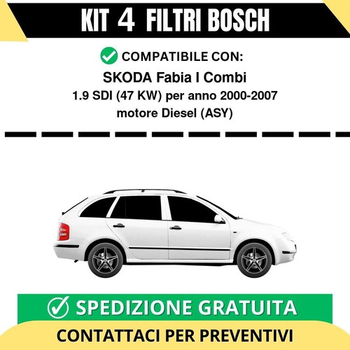 Kit filtri bosch - kit, 4