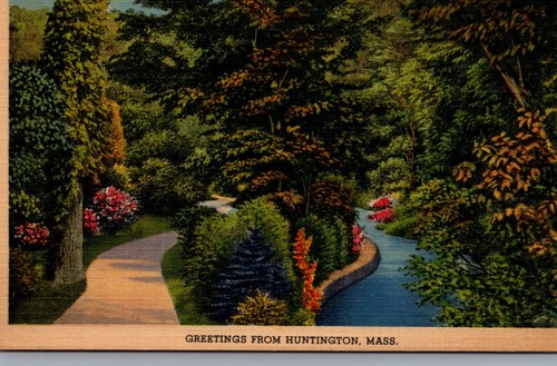 Cartolina saluti huntington - cartolina,