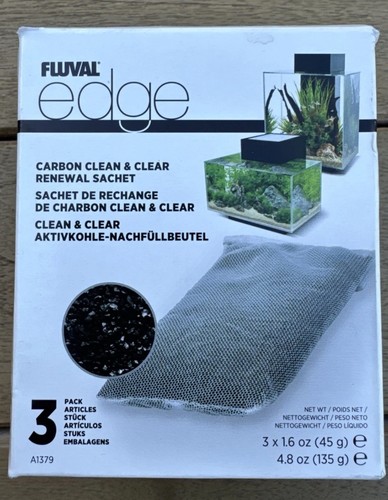 Fluval edge carbon - clean, &
