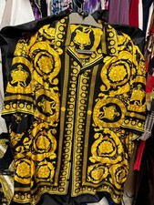 Versace camicia in seta stampa