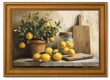 Quadro Vintage Cornice Oro
