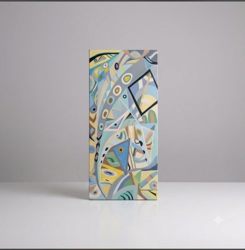 Quadro astratto olio su - ad,