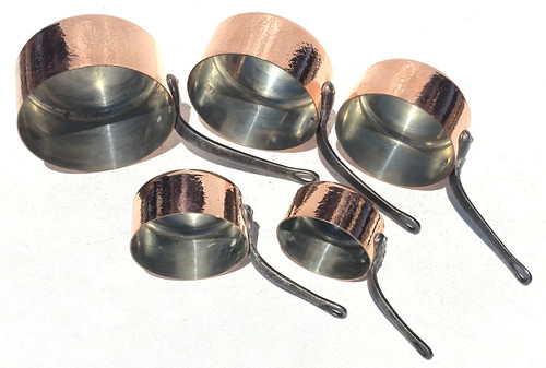 Set pentole rame francese - set, 5
