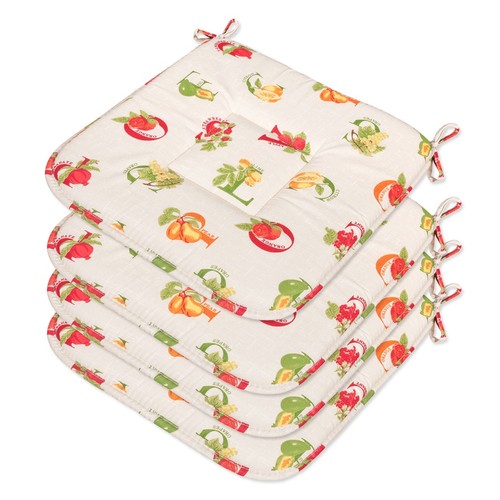 Set cuscini sedia cotone - set, 4