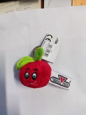 Lelly New Line Tutta la Frutta Peluche Portachiavi 7 cm - Pomodoro 