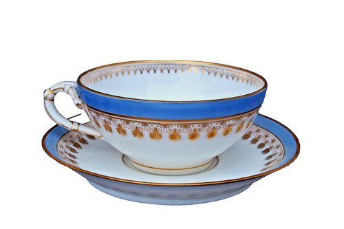 Antica tazza tè piattino - antica,