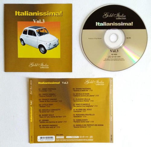 Italianissima vol bobby - cd, vol.3