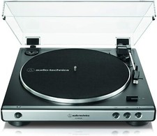 AUDIO TECHNICA AT-LP60XUSB GUNMETAL GIRADISCHI USB A CINGHIA GRIGIO