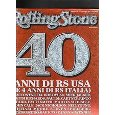 ROLLING STONE 40 ANNI RIVISTA