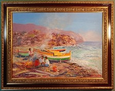 Emilio Comba 1924-? - Pittore Torinese - Marina Costa Brava