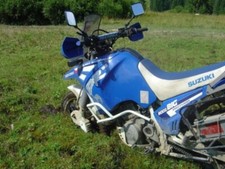 Suzuki Dr 750 Big Caduta di