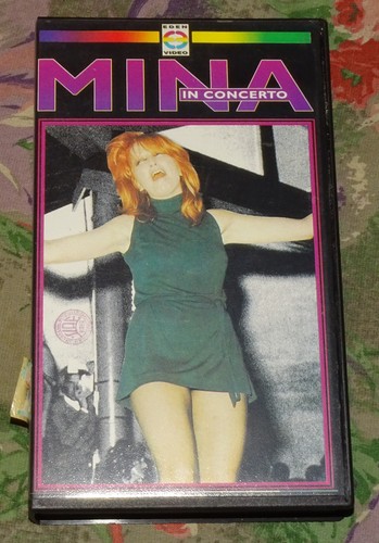 Vhs mina concerto - vhs, univideo