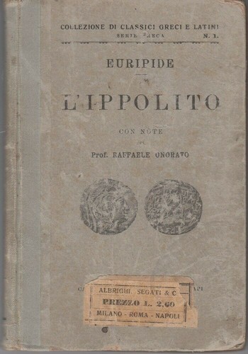 Ippolito euripide con - l'ippolito, di