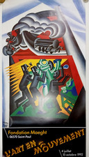 Affiche fondation MAEGHT - Fortunato DEPERO - 85x45 cm