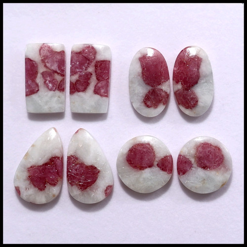 Paia pezzi cabochon di - /,