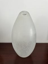 Barbini Murano Vaso Scavo  Acidato