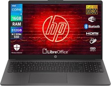 C. Nuovo HP 250 G10 15,6" (Intel Core i5-1135G7, 16GB RAM, 512GB SSD) Notebook