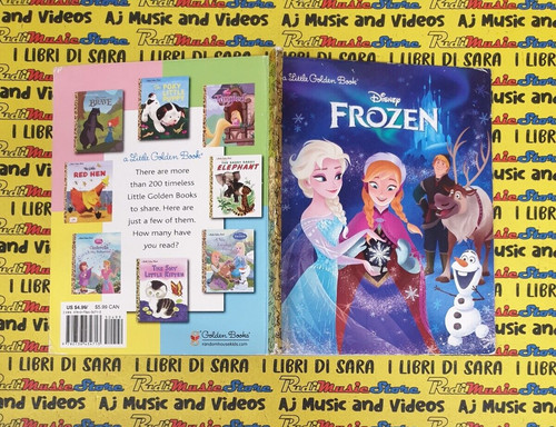 Book libro frozen - disney, a
