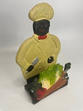 Portatovaglioli In Ghisa CUOCO VINTAGE INGLESE SHABBY ARREDAMENTO #34