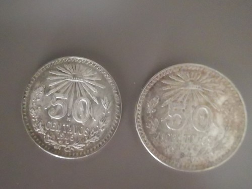 Monete argento messico - d'argento, 50