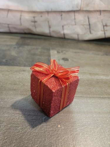 Polistirolo glitter rosso